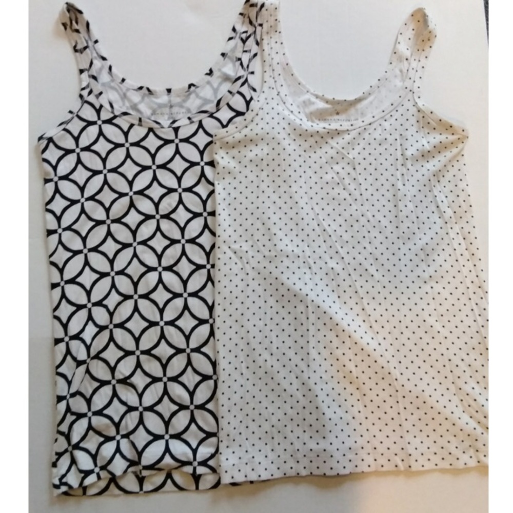 Banana Republic Stretch Knit Tank Tops (2) Size L